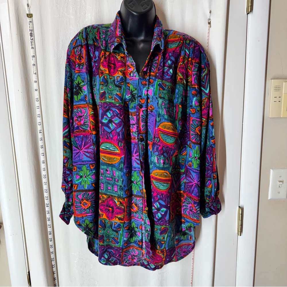 Vintage Catch One Vibrant Tropical Shirt
